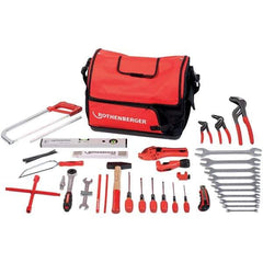 Rothenberger - Combination Hand Tool Sets Tool Type: Plumber's Tool Set Number of Pieces: 57 - Exact Industrial Supply