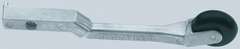 #11204 - 1/8; 1/4; or 1/2 x 18'' Belt Size - 1 x 3/8'' Contact Wheel - Dynafile II Contact Arm Assembly - Exact Industrial Supply