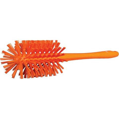 Vikan - 3-1/2" Diam Polyester Bottle Brush - 16-7/8" OAL, 6-1/4" Head Length, Polypropylene Handle - Exact Industrial Supply