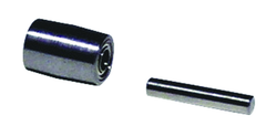 #11332 - 1/4 x 3/8'' - Steel Contact Wheel W/Bearing & Shaft - Exact Industrial Supply