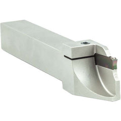 Arno - 0.394" Max Depth, 0.059 to 0.787" Width, External Left Hand Indexable Grooving/Cutoff Toolholder - Exact Industrial Supply