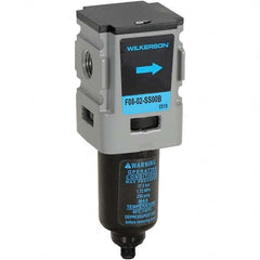 Wilkerson - Filters Port Size (NPT): 1/4 Height (Inch): 4-7/8 - Exact Industrial Supply