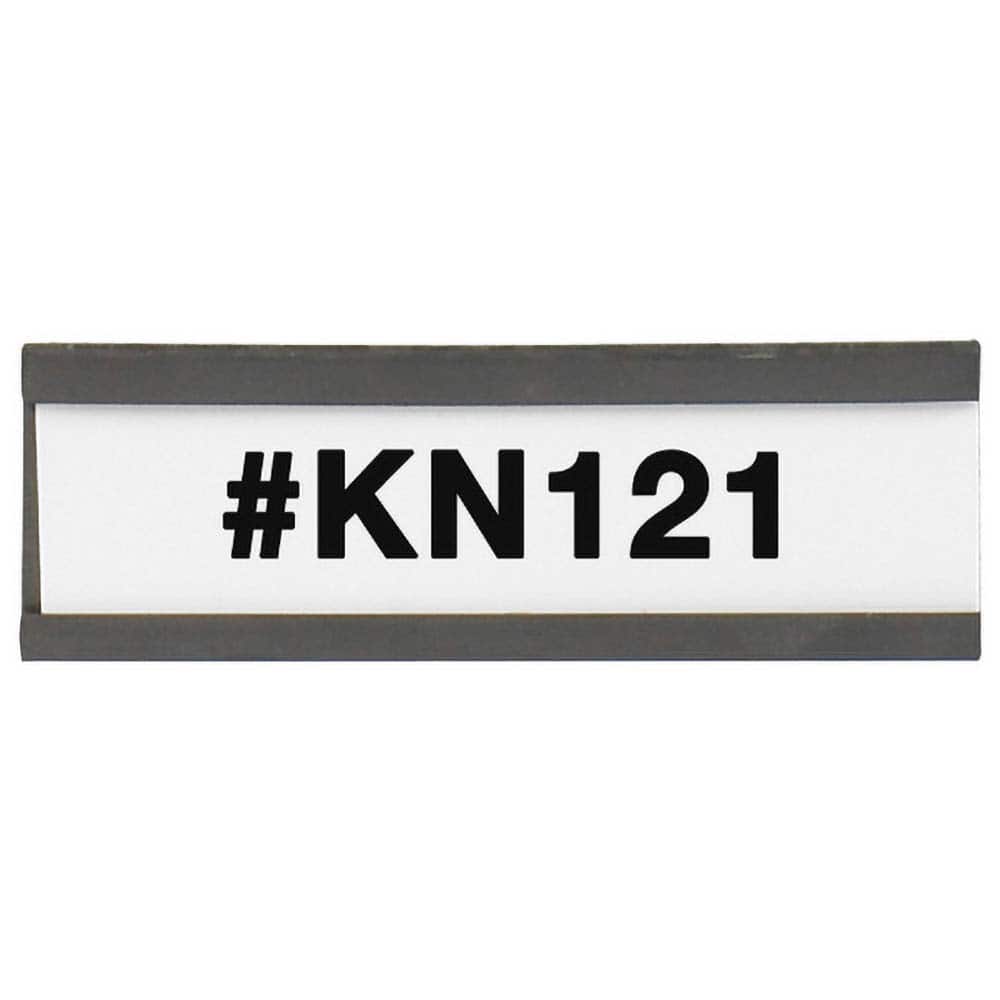 Value Collection - Label Holders Backing: Magnetic Width (Inch): 3 - Exact Industrial Supply