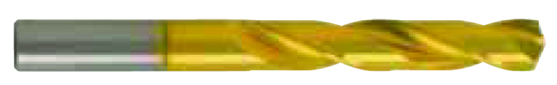 21/64 Dia-Carbide HP 5XD Drill-140° Point-TiN - Exact Industrial Supply