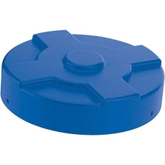 Vestil - 55 Gal, Polyethylene Drum Cover - 24-3/4" Diam, Rigid Smooth Liner - Exact Industrial Supply