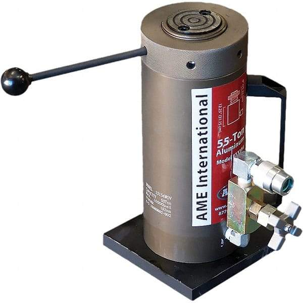 AME International - Portable Hydraulic Cylinders Type: Single Acting Load Capacity (Ton): 50 (Inch) - Exact Industrial Supply