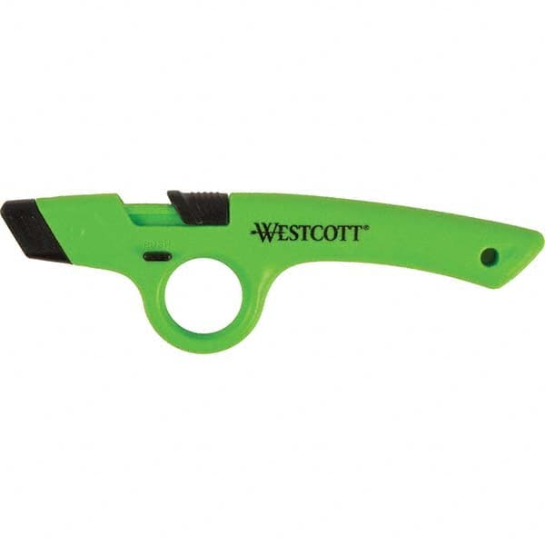 Westcott - Utility Knives, Snap Blades & Box Cutters Type: Safety Utility Knife Blade Type: Retractable - Exact Industrial Supply