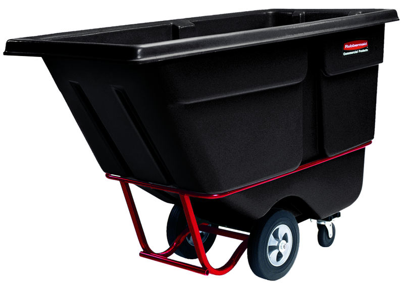 1/2 Cubic Yard Heavy Duty Tilt Truck 1400 lb Capacity - Exact Industrial Supply