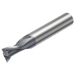 1P220-0250-XA 1630 2.5mm Flute Straight Center Cut w/Cyndrical Shank - Exact Industrial Supply