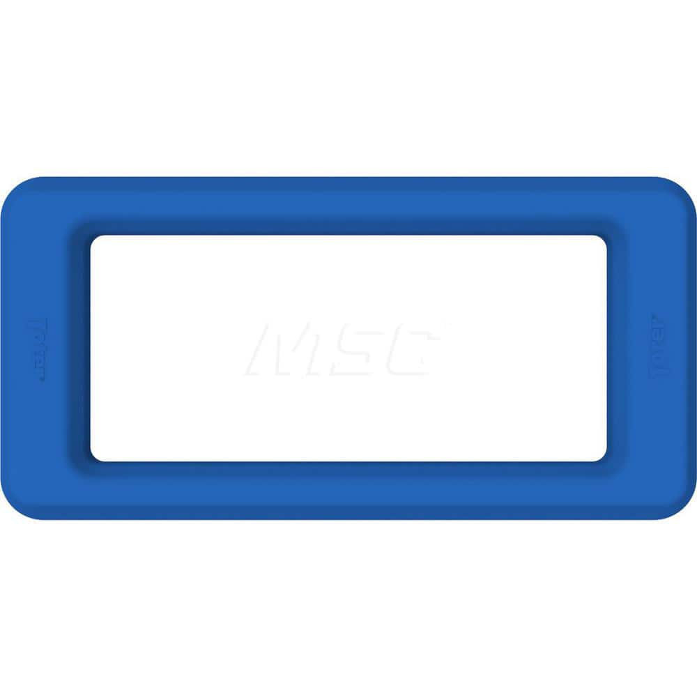 Trash Can & Recycling Container Lids; Lid Shape: Rectangle; Lid Type: Open; Container Shape: Rectangle; Color/Finish: Blue; For Use With: Trash Container; Material: Polyethylene; Overall Length: 11.60; Series: Slimline; Lid Length (Inch): 11.60; Height (D