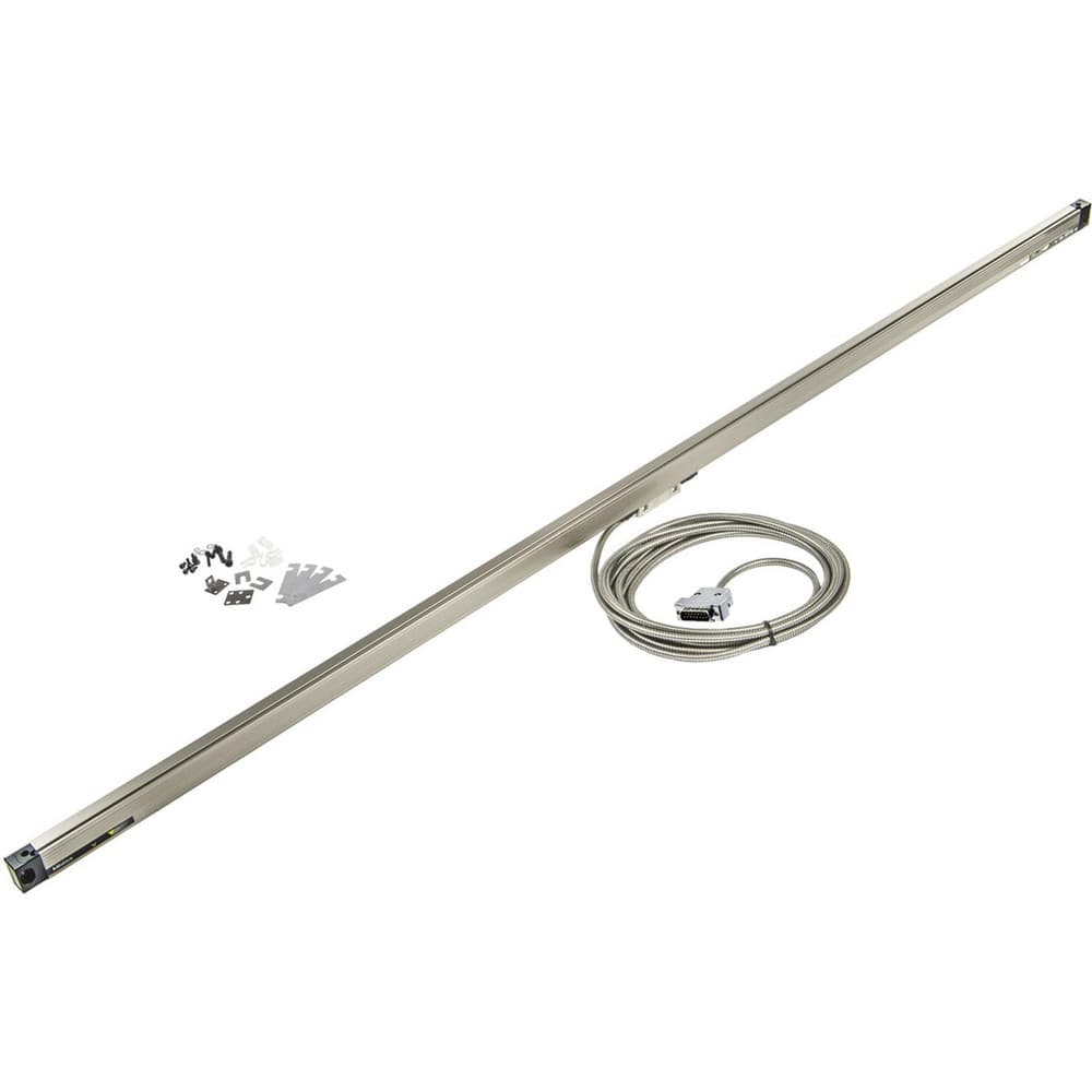 64″ Max Measuring Range, 1 µm Resolution, 71″ Scale Length, Electromagnetic DRO Linear Scale 7 µm Accuracy, IP67, 5,000' Cable Length, 0 to 45°C, Series AT715