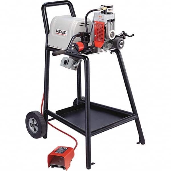 Ridgid - Pipe Roll Groovers Power Type: 115V Induction Motor Machine Type: Portable Roll Groover - Exact Industrial Supply