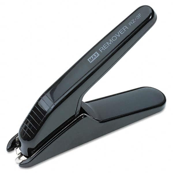 MAX - Staple Pullers & Removers Type: Push Staple Puller Color: Black - Exact Industrial Supply