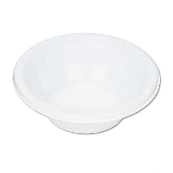 Tablemate Products - Plastic Dinnerware, Bowls, 5 oz, White, 125/Pack - Exact Industrial Supply