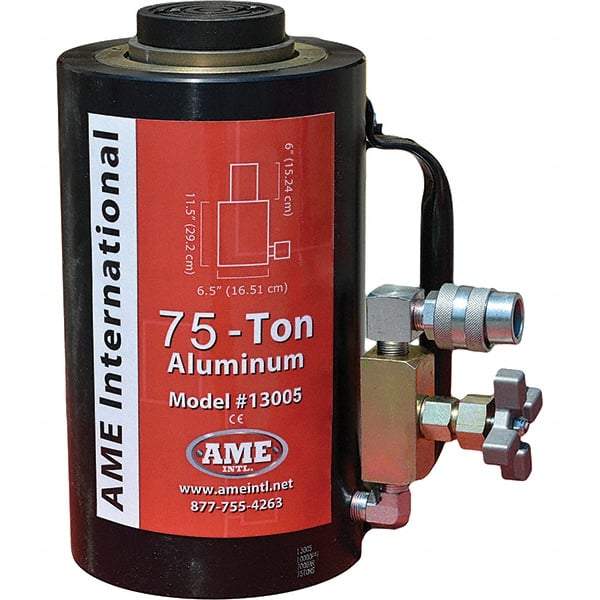 AME International - Compact Hydraulic Cylinders Type: Non-Cushion Mounting Style: Base - Vertical - Exact Industrial Supply