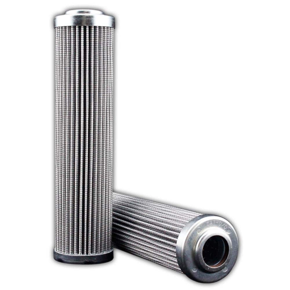 Replacement/Interchange Hydraulic Filter Element: Microglass, 10  µ