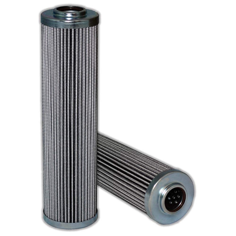 Replacement/Interchange Hydraulic Filter Element: Microglass, 10  µ