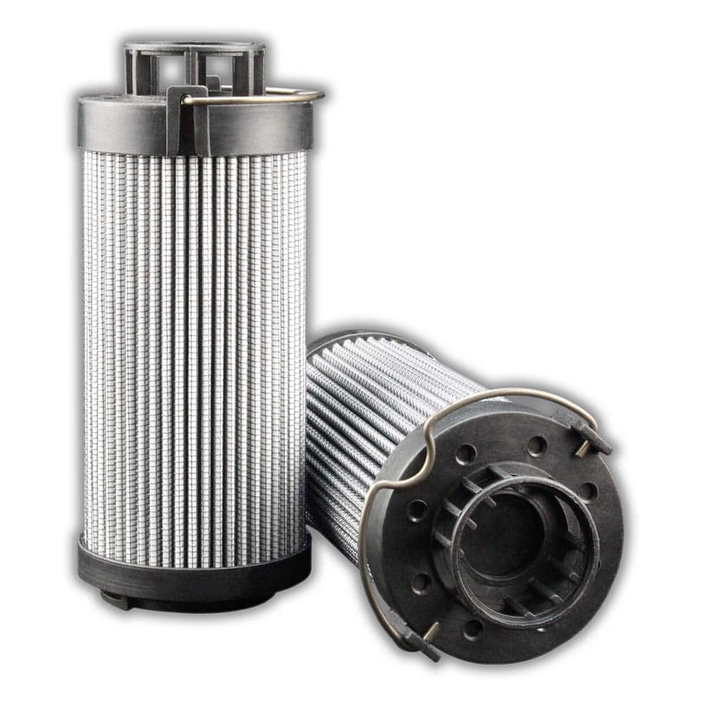 Replacement/Interchange Hydraulic Filter Element: Microglass, 10  µ