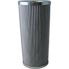 Replacement/Interchange Hydraulic Filter Element: Microglass, 10  µ
