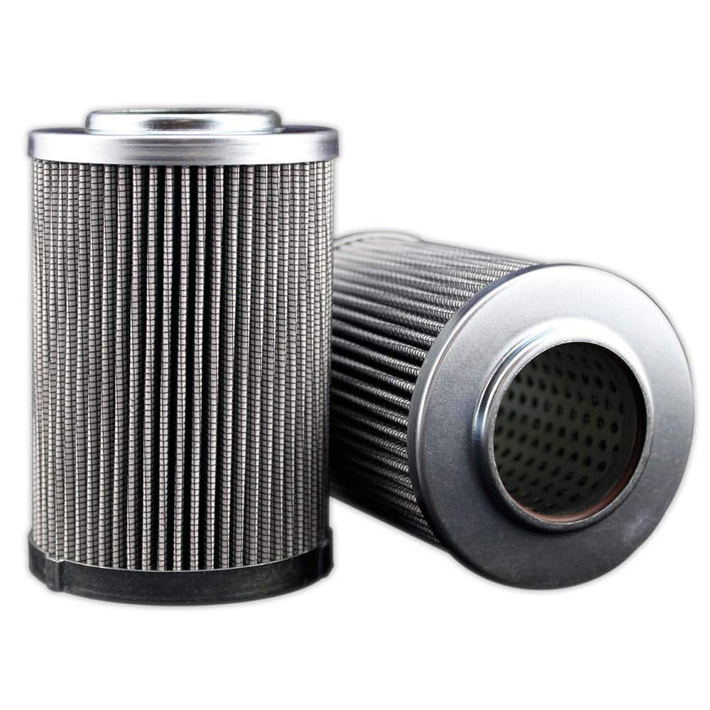 Replacement/Interchange Hydraulic Filter Element: Microglass, 10  µ
