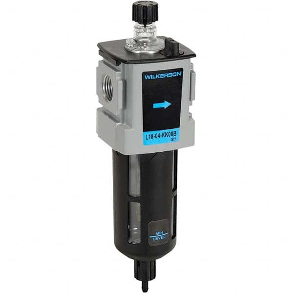 Wilkerson - Lubricators Type: Standard - Modular Port Size NPT: 1/2 - Exact Industrial Supply