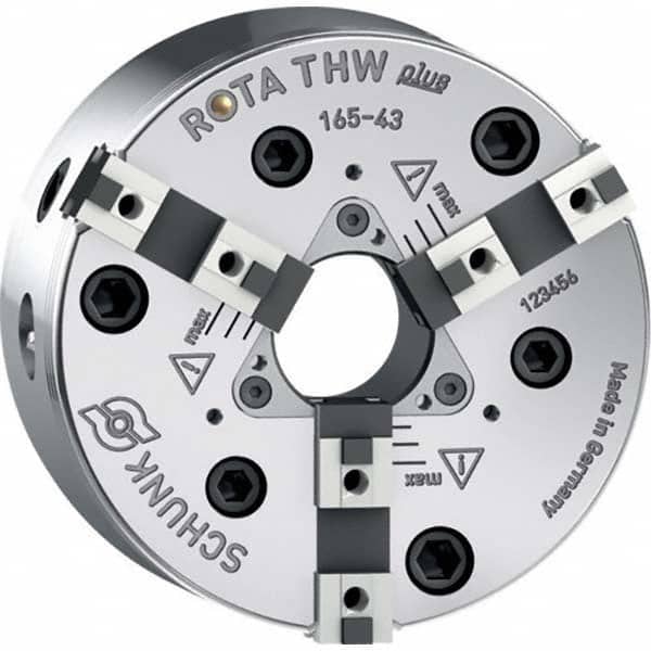 Schunk - Power Lathe Chucks Chuck Diameter (mm): 165.00 Chuck Diameter (Inch): 6-1/2 - Exact Industrial Supply