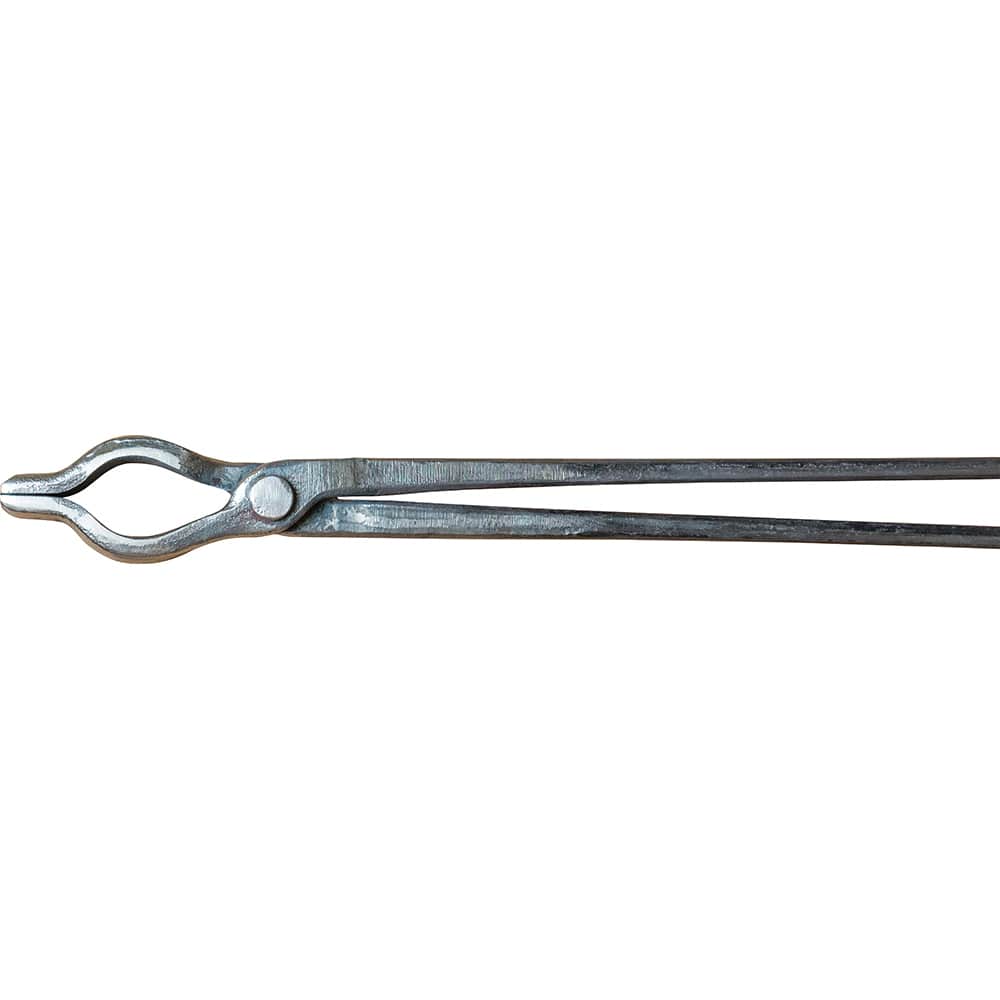 Lansing Forge, Inc. - Tongs; Type: Curved; Flat Jaw ; Overall Length (Inch): 18.00000 ; Material: High Carbon Steel - Exact Industrial Supply