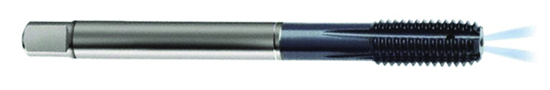 M20 x 2.5 Dia. - 6HX - 7 FL - PM Cobalt Semi-Bott Tap-ALCRN-Coolant-Thru-FORM-C - Exact Industrial Supply