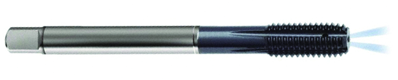 M16 x 1.50 Dia. - 6HX - 5 FL - PM Cobalt Semi-Bott Tap-ALCRN-Coolant-Thru-FORM-C - Exact Industrial Supply