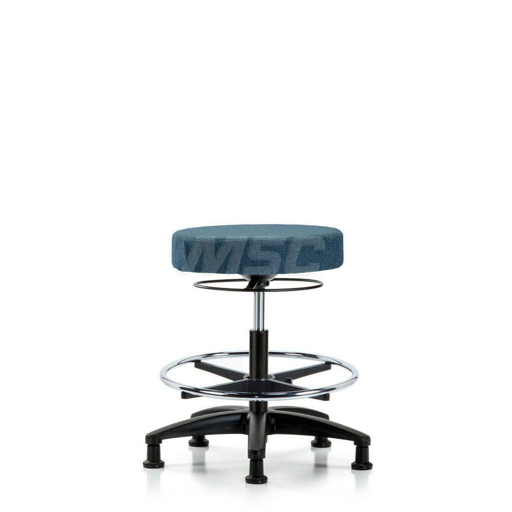 Adjustable Height Swivel Stool: Olefin, 24″ Seat Width, 24″ Seat Depth Round Height