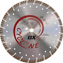 Wet & Dry Cut Saw Blade: 9″ Dia, 5/8 & 7/8″ Arbor Hole Use on Concrete & General Purpose, Standard Arbor