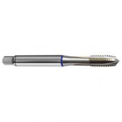 M10x1.5 6H 3-Flute Cobalt Blue Ring Spiral Point Plug Tap-Bright - Exact Industrial Supply