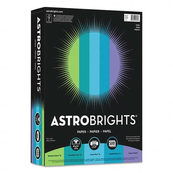 Astrobrights - Office Machine Supplies & Accessories Office Machine/Equipment Accessory Type: Copy Paper For Use With: Copiers; Inkjet Printers; Laser Printers - Exact Industrial Supply