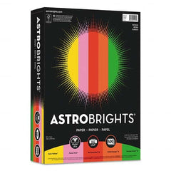 Astrobrights - Office Machine Supplies & Accessories Office Machine/Equipment Accessory Type: Copy Paper For Use With: Copiers; Inkjet Printers; Laser Printers - Exact Industrial Supply