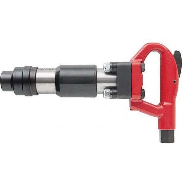 Chicago Pneumatic - 2,150 BPM, 1-1/8" Long Stroke, Air Chipping Hammer - Exact Industrial Supply