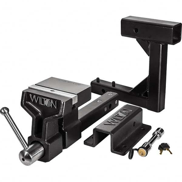 Wilton - 6" Jaw Width x 5-3/4" Jaw Opening, 5" Throat Depth, Bench & Pipe Combination Vise - Exact Industrial Supply