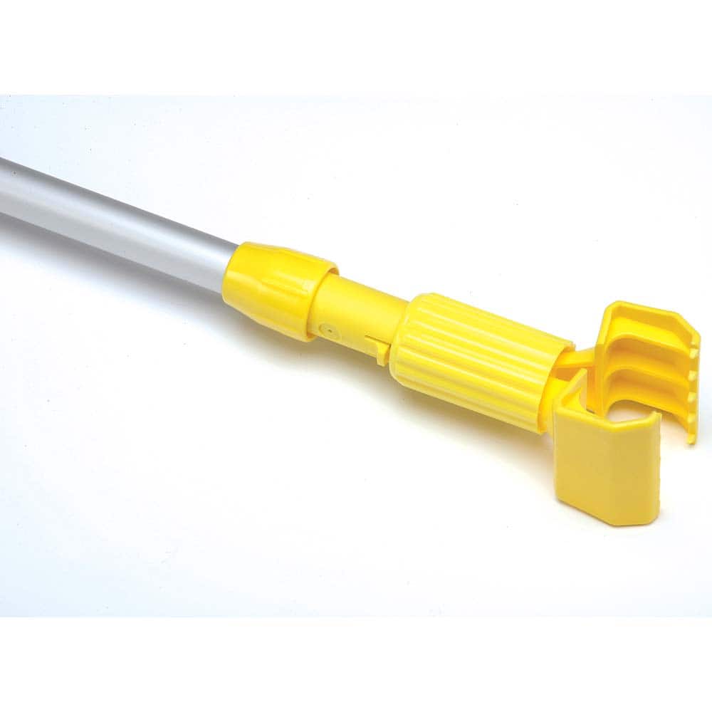 Ability One - Mop Handles; For Use With: Wet mop ; Connection Type: Snap-On ; Handle Length (Inch): 60 ; Handle Material: Aluminum ; Handle Style: Straight