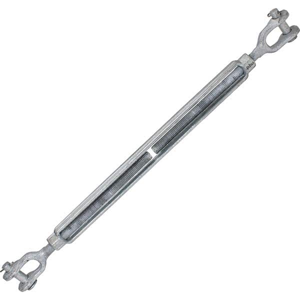US Cargo Control - Turnbuckles Type: Jaw & Jaw Working Load Limit (Lb.): 5200 - Exact Industrial Supply