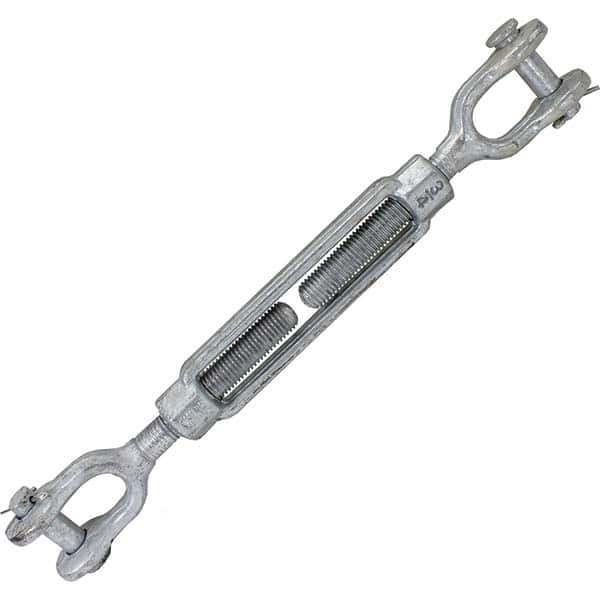 US Cargo Control - Turnbuckles Type: Jaw & Jaw Working Load Limit (Lb.): 5200 - Exact Industrial Supply