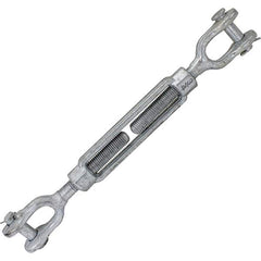 US Cargo Control - Turnbuckles Type: Jaw & Jaw Working Load Limit (Lb.): 5200 - Exact Industrial Supply