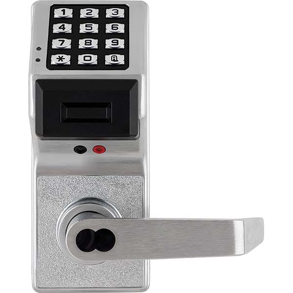 Alarm Lock - Lever Locksets Type: Entrance Door Thickness: 1-3/4 - Exact Industrial Supply