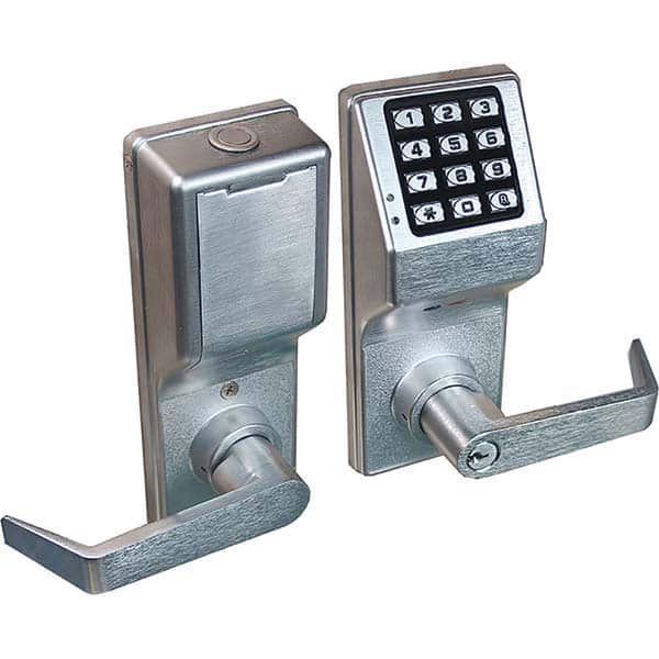 Alarm Lock - Lever Locksets Type: Entrance Door Thickness: 1-3/4 - Exact Industrial Supply