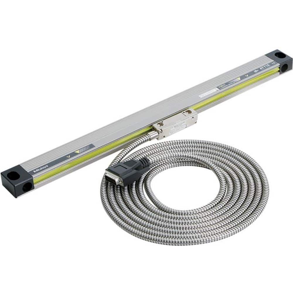 68″ Max Measuring Range, 1 µm Resolution, 75″ Scale Length, Electromagnetic DRO Linear Scale 7 µm Accuracy, IP67, 5,000' Cable Length, 0 to 45°C, Series AT715