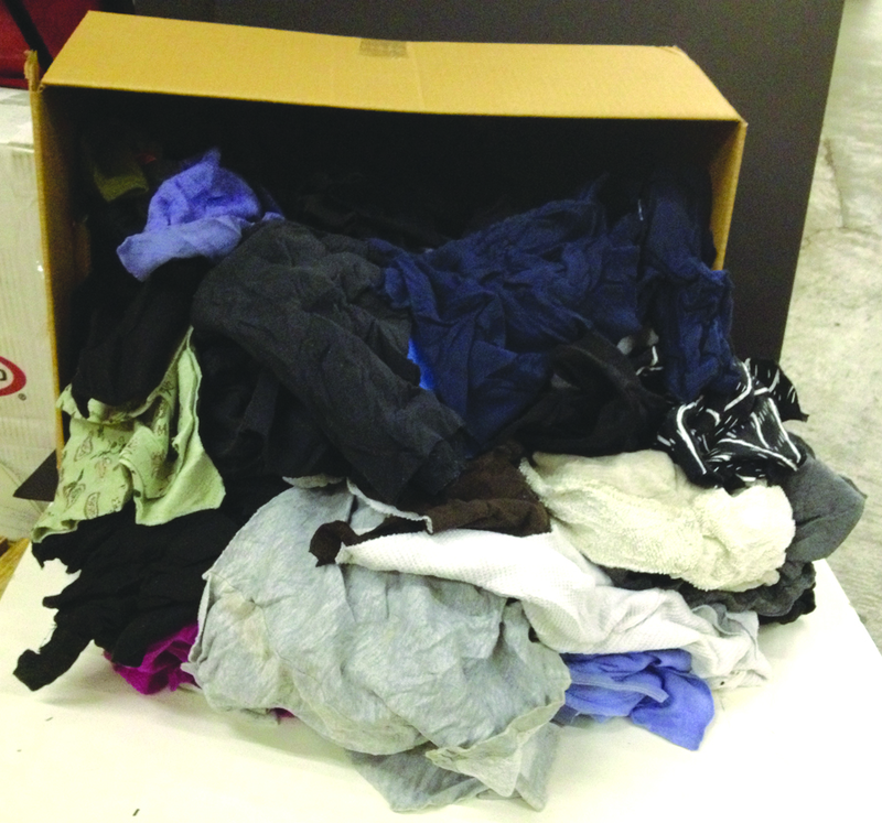 Colored Sweat Shirt Wiper - 50 lb Box - Exact Industrial Supply