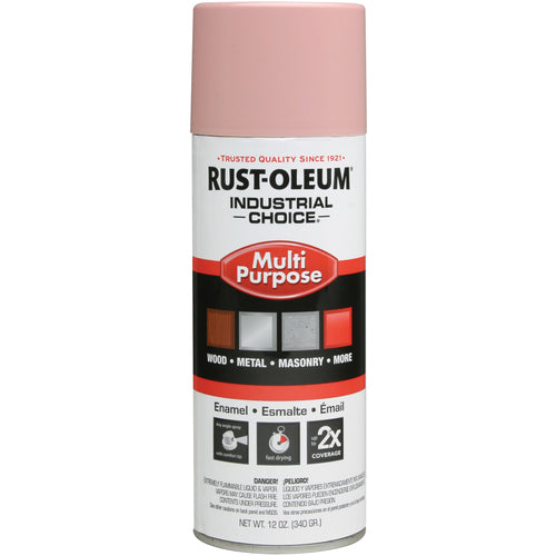 1600 Multi-Purpose Dusty Pink Spray Paint - Exact Industrial Supply