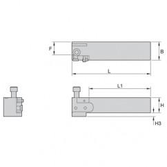 308148 .126 LH SUPPORT BLADE - Exact Industrial Supply