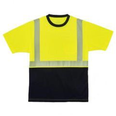 8280BK XL LIM/BLK FRONT PERF T-SHIRT - Exact Industrial Supply