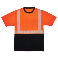 8280BK 5XL ORG/BLK PERF T-SHIRT - Exact Industrial Supply