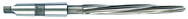 1-5/16 Dia-HSS-4 MT Taper Shank Left Hand Spiral/Right Hand Cut Bridge Reamer - Exact Industrial Supply