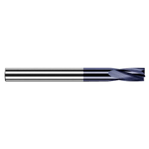0.0394″ Cutter Diameter × 0.1560″ (5/32″) Flute Length Carbide Flat Bottom Counterbore, 4 Flutes, AlTiN Coated - Exact Industrial Supply